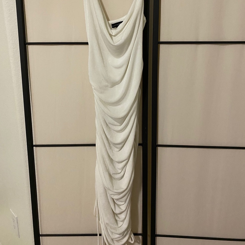 Ivory wojek slinky dress